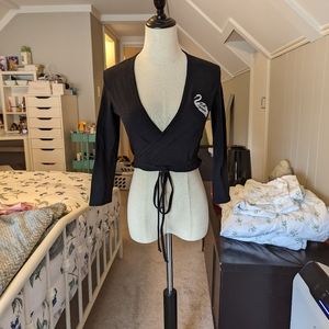 Valfre Not Yours Ballerina Wrap Shirt Size M